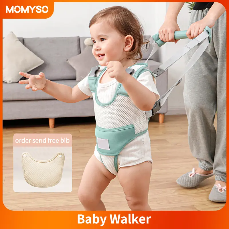Detachable Traction Rope Anti-fall Breathable Baby Walker Toddler Harness Assistant Backpack Children Kids Walk Learning Belt Stand Up 6-36 Month