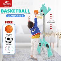 Gambar SPEEDS Mainan Ring Bola Basket Anak 4in1 Gawang Bola Anak Ring Latihan Motorik LX 001-1502 dari Speeds Store Kota Surabaya 1 Tokopedia