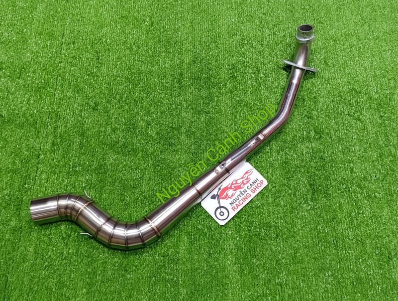 Cổ pô NLK 2 khúc gắn xe wave ,xe sirius-đầu 32mm đui 51mm