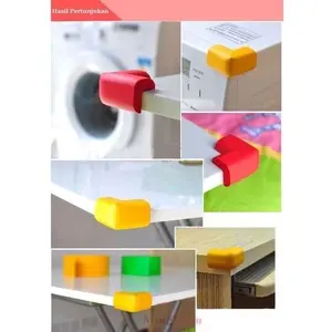 RSHOP Pelindung Sudut Siku Meja Silikon Stiker 3M Corner Guard Baby Aman Silicone Cushion