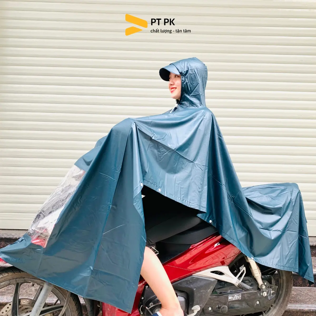 Áo mưa cánh dơi chống thấm nam nữ PVC dẻo chất lượng cao PTPK