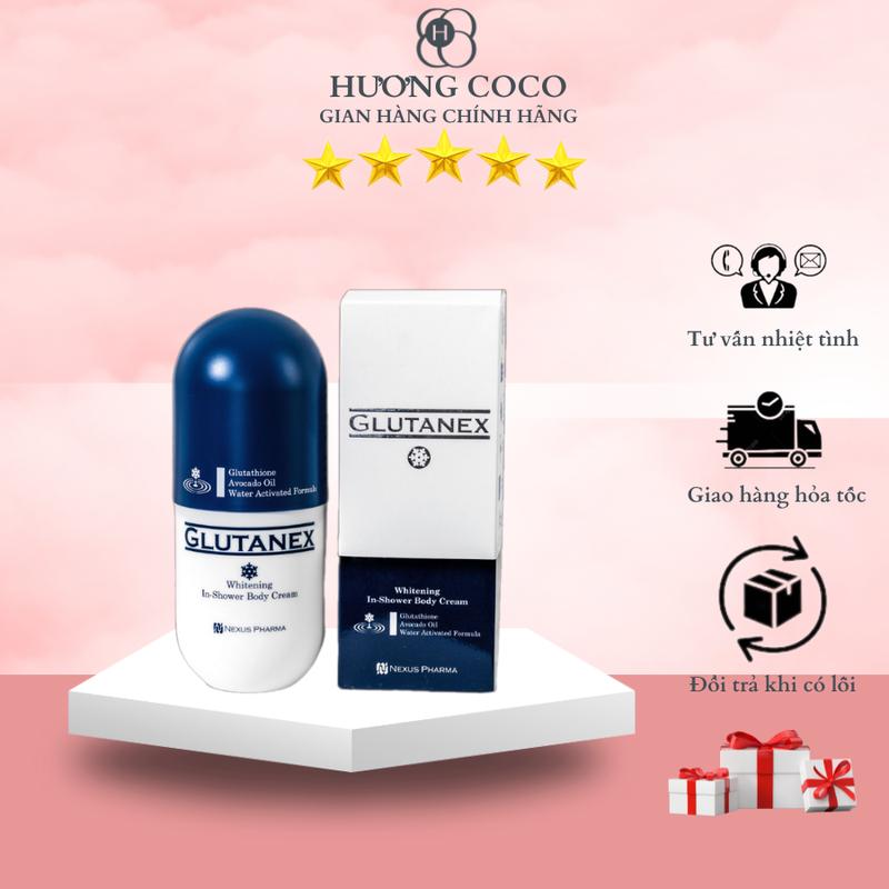 Sữa Tắm Dưỡng Trắng Da Toàn Thân Glutanex Whitening In Shower Body Cream Dưỡng Da Body Dưỡng Body