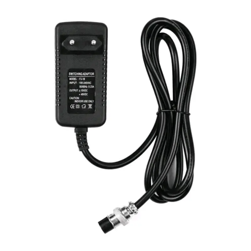 Termurah Adaptor Mixer Switching Adapter Mixer 4 Pin 4 Lubang Konektor Universal Adaptor Daya Mixer 20W Colokan Bulat Dua Pin 220V