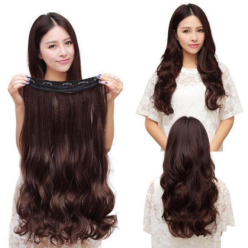 Product Introduction of Dark Brown Large Wave Fashionable Temperament Wig Curly Hair, Hair Human Brown Curtains Wig X7E1 18