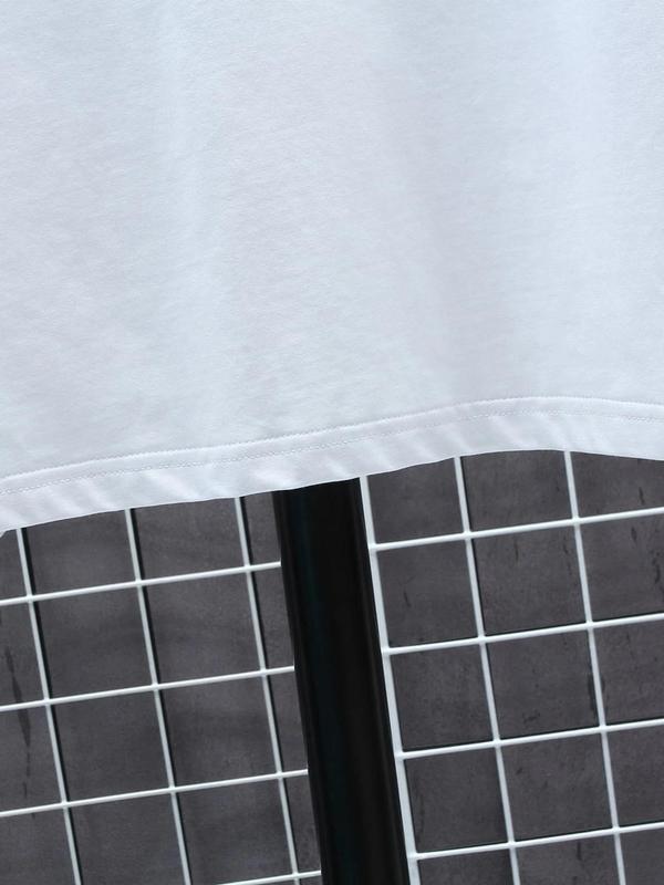 Men's Cat Print Round Neck Tee, Regular Fit Casual Short Sleeve T-shirt, Men's Summer Top for Daily Wear 3