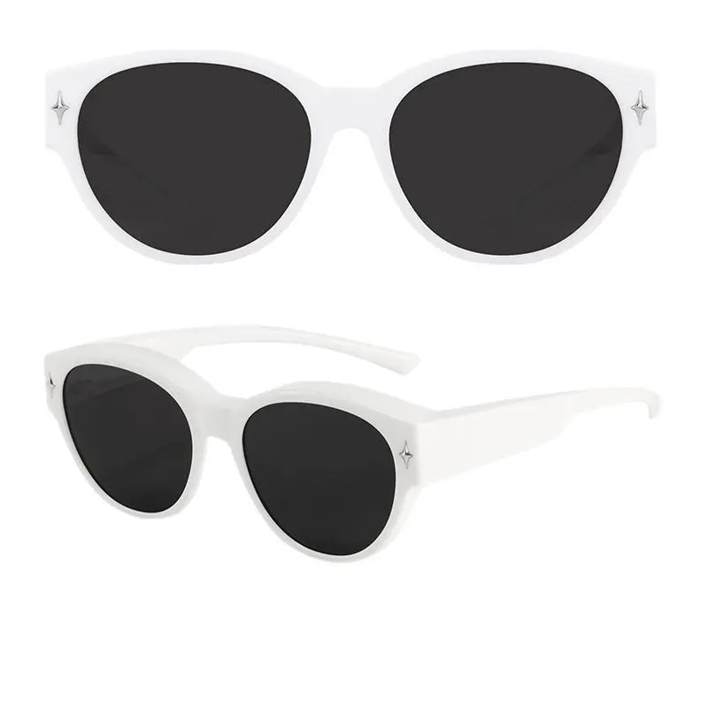 Fashionable Polarized Cat Eye Sunglasses for Women 2025, High-End Slimming Sun Protection UV Protection Sunglasses