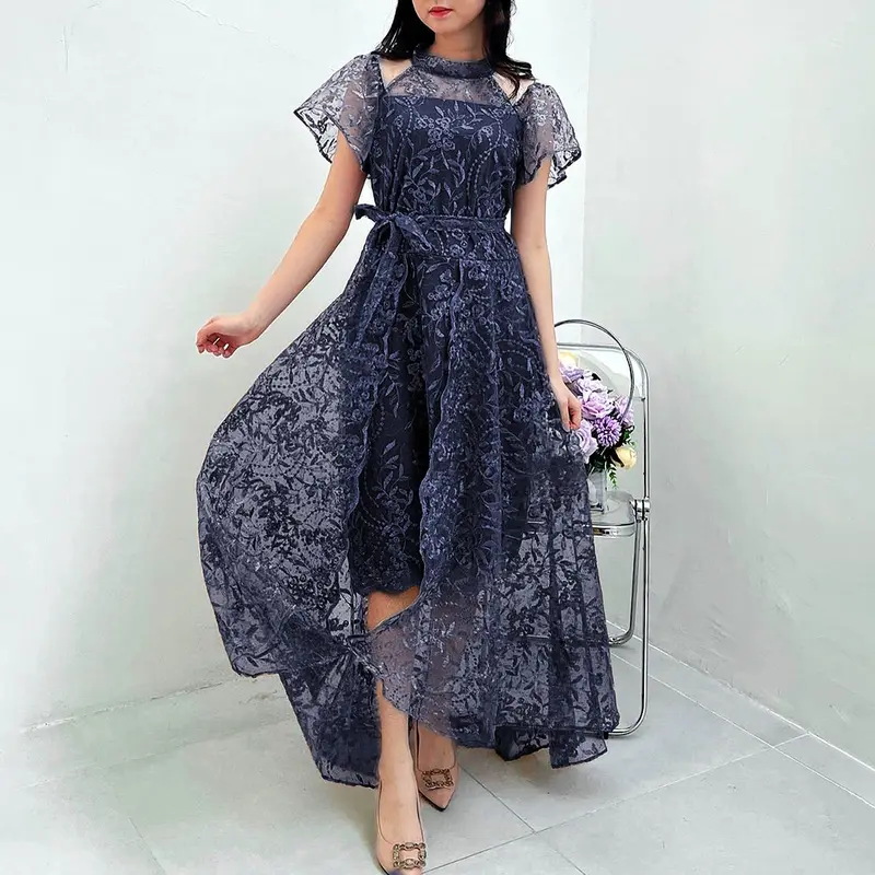 SC Charity Dress Gaun Wanita Dewasa 5W Pesta Panjang Remaja Formal Simple 4