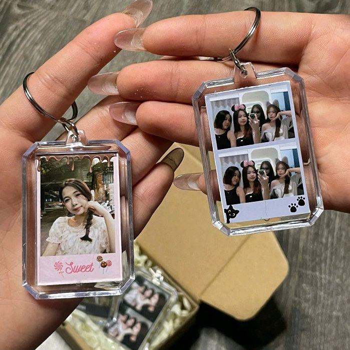 MÓC KHOÁ IN THEO YÊU CẦU 2 MẶT SIÊU XINH