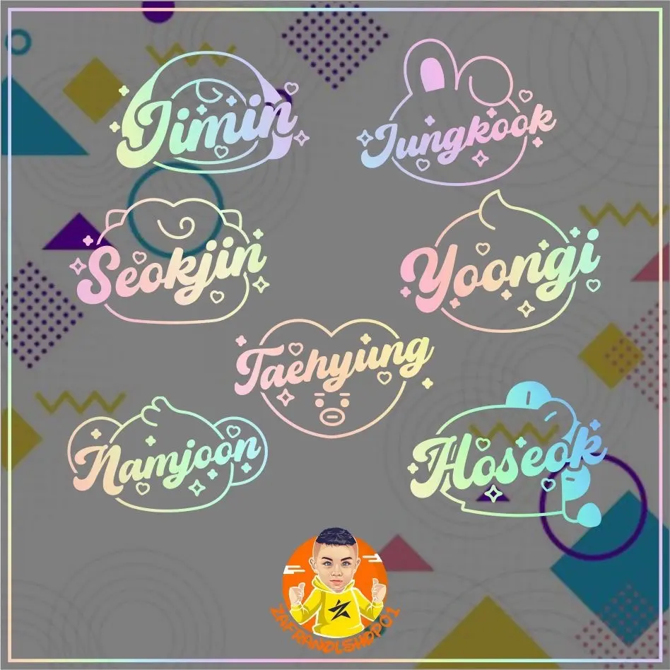 STIKER BTS ARMYBOMB KPOP LIGHTSTICK Hitam Putih Hitam Putih Paper Stationery