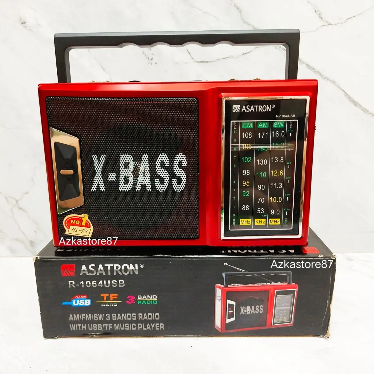 Speaker Radio ASATRON R-1064 X-BASS radio clasic super bass radio clasic