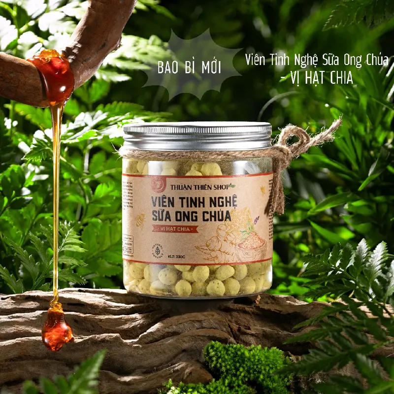 HỘP VIÊN TINH NGHỆ SỮA ONG CHÚA HẠT CHIA THUẬN THIÊN 0