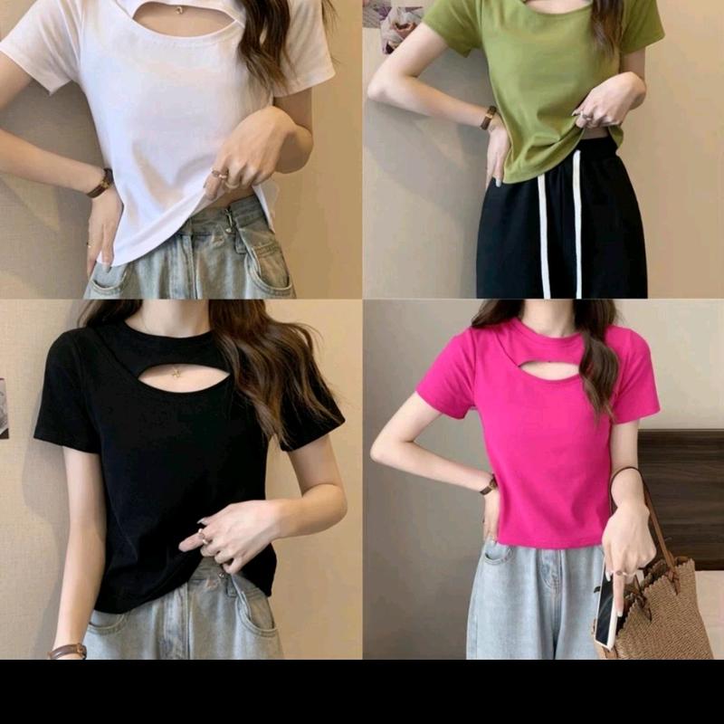 ÁO KIỂU BIGSIZE 40-120KG HỞ NGỰC TAY NGẮN