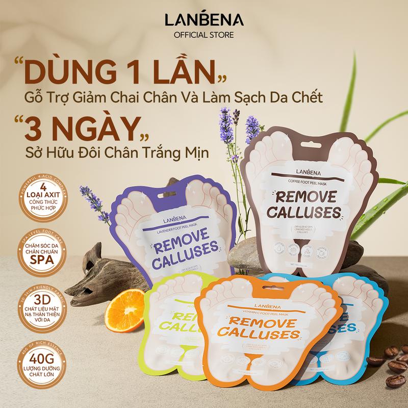 【Pick Combo Mặt Nạ Chân & Kem Dưỡng Chân LANBENA dạng lột tế bào chết chăm sóc da chân hỗ trợ dưỡng ẩm làm đẹp da chân skin babe 101,Skincare,Footcare,SkinCareTips,FootMasks