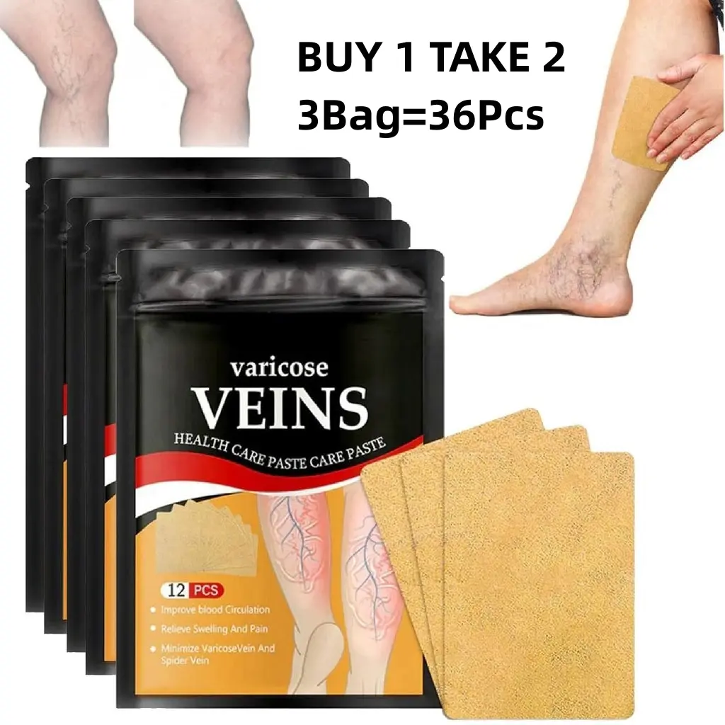 BUY 1 TAKE 2=36PCS 12Pcs/pack varicose vein patch Heat Patches