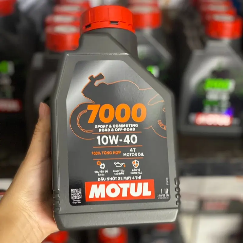 MOTUL 7000 xe số 10W-40 4T full tổng hợp Dầu Nhớt 1