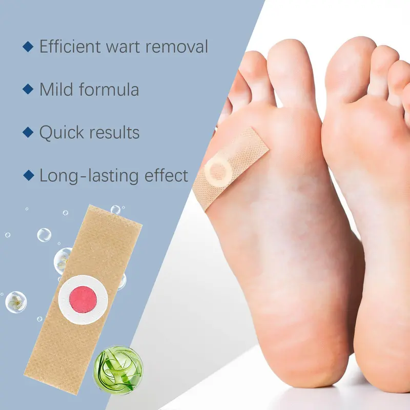 Refreshing Foot Care Pads, 24pcs/box Gentle Wart Care Pads for Improving Foot Skin, Foot Care Products for Women & Men 8