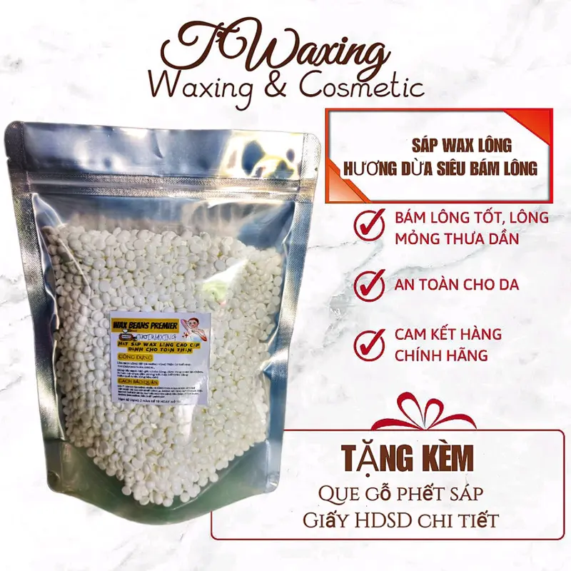 SÁP WAX NÁCH RÂU BI FULL BODY HƯƠNG DỪA SIÊU BÁM MỌI LOẠI LÔNG 1