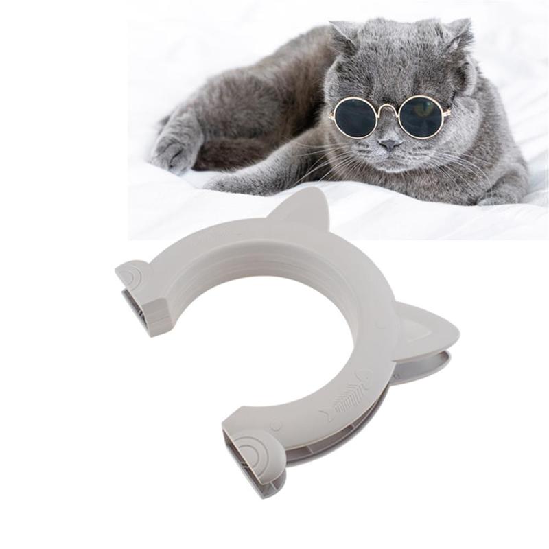 Product Introduction of Cat Door Dog Hole Access Direction Controllable Toy For Pet Training Dog Cats Kitten ABS Plastic Small Pet Gate Door Kit Cat Dog 5