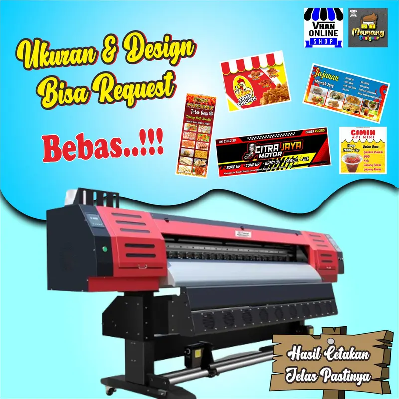 Cetak Spanduk, Banner, Mmt, Sesuai Request, Bisa Request Gambar Dan Ukuran 0