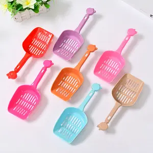 Serokan pasir kucing murah warna lucu panjang tebal serok pup kucing sekop pasir kucing skop cat litter