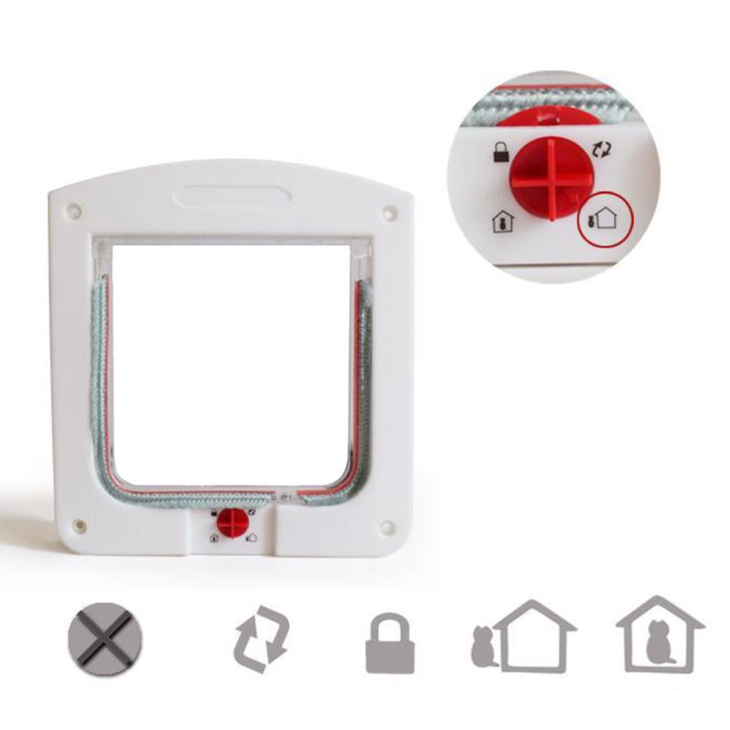 Product Introduction of Controllable Pet Entry and Exit Window Cat Door Cat Safe Hole Window Cat Door Pet Supplies 2