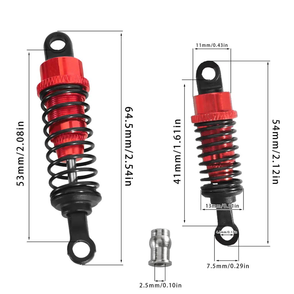 For MN MN78 MN82 MN98 MN99S MN168 D90 WPL C14 C24 RC Car Metal Oil