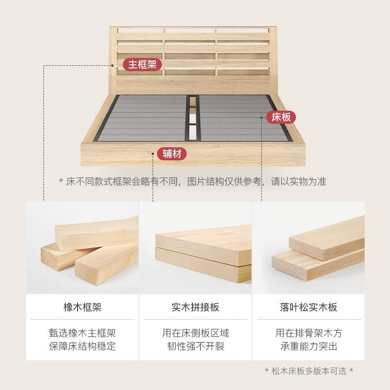 Product Introduction of leather bed  tofu block double modern master bedroom bed high-end storage high box bed 36