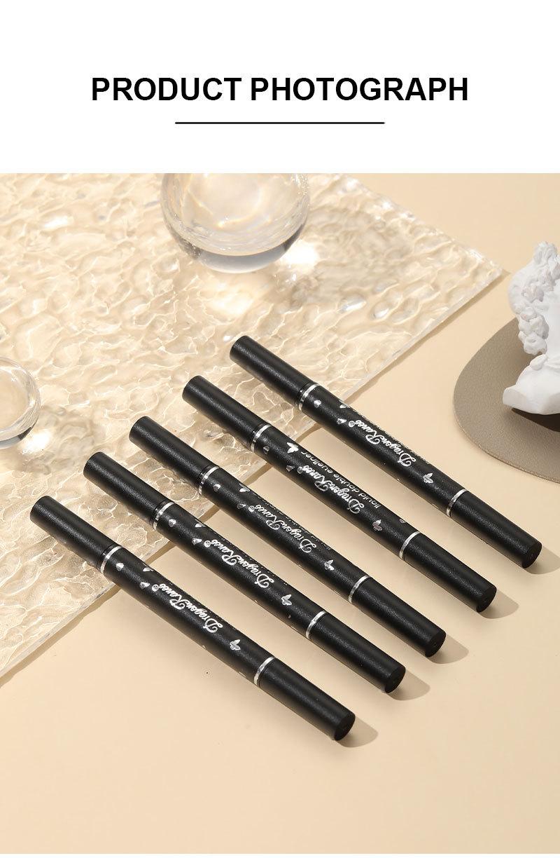 Product Introduction of DoubleHeaded XINGX Seal Eyeliner Waterproof Novice Love Plum Blossom Embellished Eye Corner Eye Tail Eyeliner 6