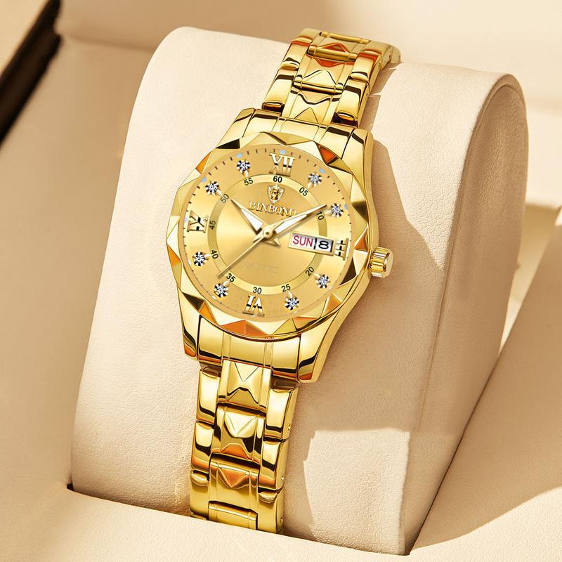  Đồng Hồ Nữ Binbond Nhỏ Xinh Sang Chảnh Dây Kim Loại Viền Đính Đá Sang Trọng  Tặng Kèm Cây Tháo Chốt Pin 3v Và Hộp  