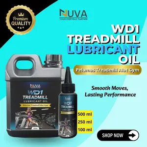 NUVA - WD1 Treadmill Oil Pelumas Treadmill Pelumas Minyak Alat Gym Minyak Treadmill Listrik dan Manual