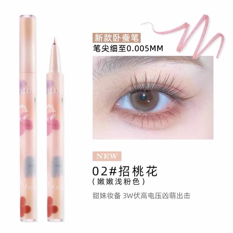 Bút Kẻ Mắt, Flortte / FLORTTE, Bút Tơ Tằm Đi nét Tốt Và Mịn, Được Khuyên Dùng, Có Keo, Tự Nhiên, Lâu Trôi, Không Thấm Nước, Chống Mồ Hôi, Thích Hợp Cho Phụ Nữ Trang Điểm Cosmetic Mỹ Phẩm Women 5