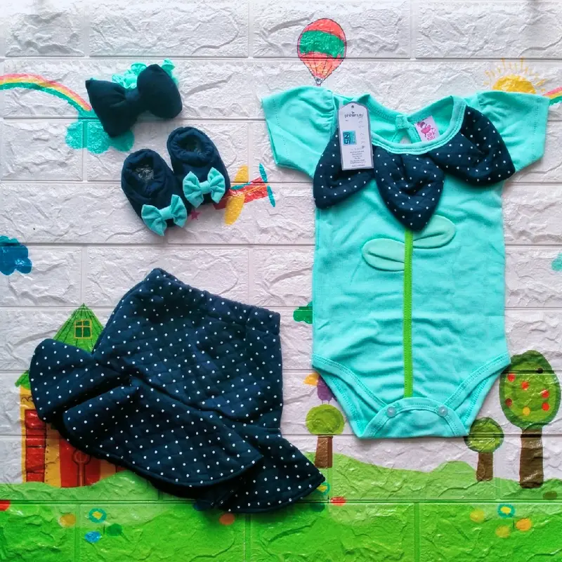 BAJU BAYI Perempuan 0 6 bulan Cewek Setelan JUmper anak Newborn Newbron untuk Akikah Pesta Formal Newbron Pakaian bayi Perempuan cewek SET rok tutu baru lahir Free Bonus Bandana sepasang sepatu umur 0 1 2 3 4 5 Bulan bayi cewek Viral Hits Pekanbaru  PKU 4