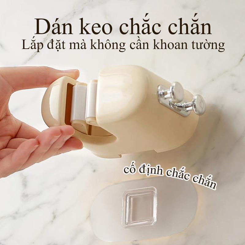 Giá Treo Chổi Và Cây Lau Nhà, Treo Tường, Có Móc Siêu Chắc Chắn, Chất Lượng Cao, Đa Năng, Móc Treo Tường 2