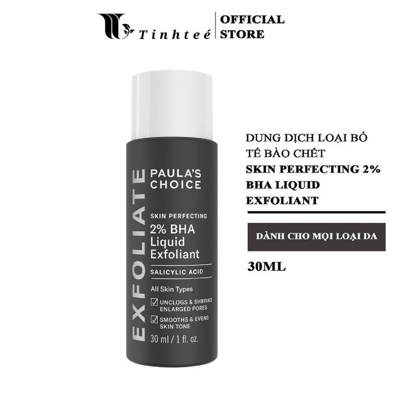 Dung dịch loại bỏ tế bào chết Paula's Choice 2% BHA 30ml Skincare Làm Đẹp Da Nữ