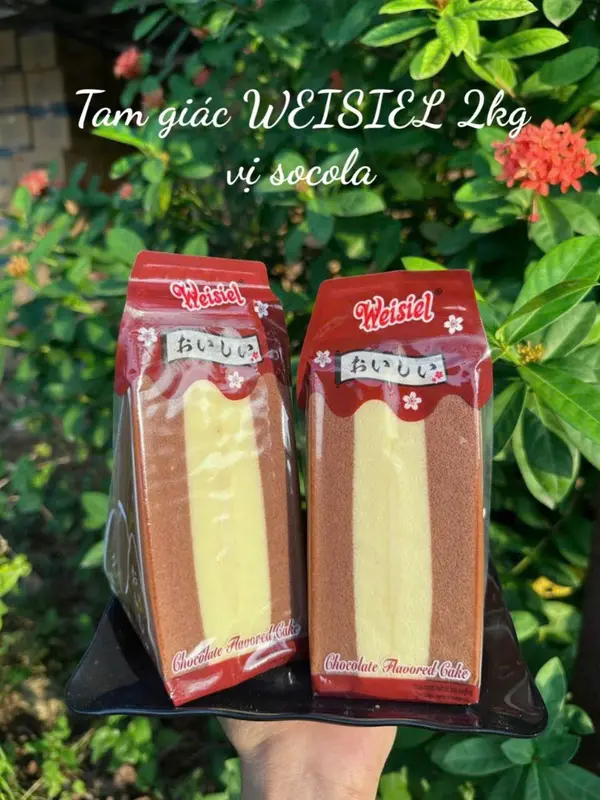 Bánh Tam giác mix 5 vị (sô cô la, mat cha, mam xôi, khoai môn, phô mai) SIÊU NGON 1
