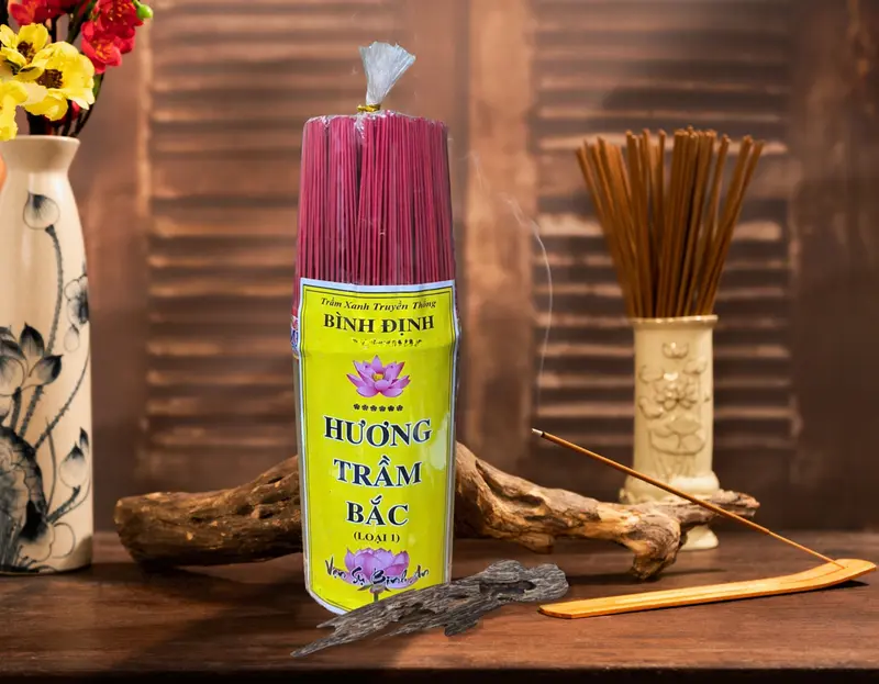 01Kg Nhang Bắc Hà Nội - Gía tại xưởng- Mùi thơm nồng của các vị thuốc bắc, mùi không gắt, Mùi của vị xưa - Nhang Sạch Bình Định 0