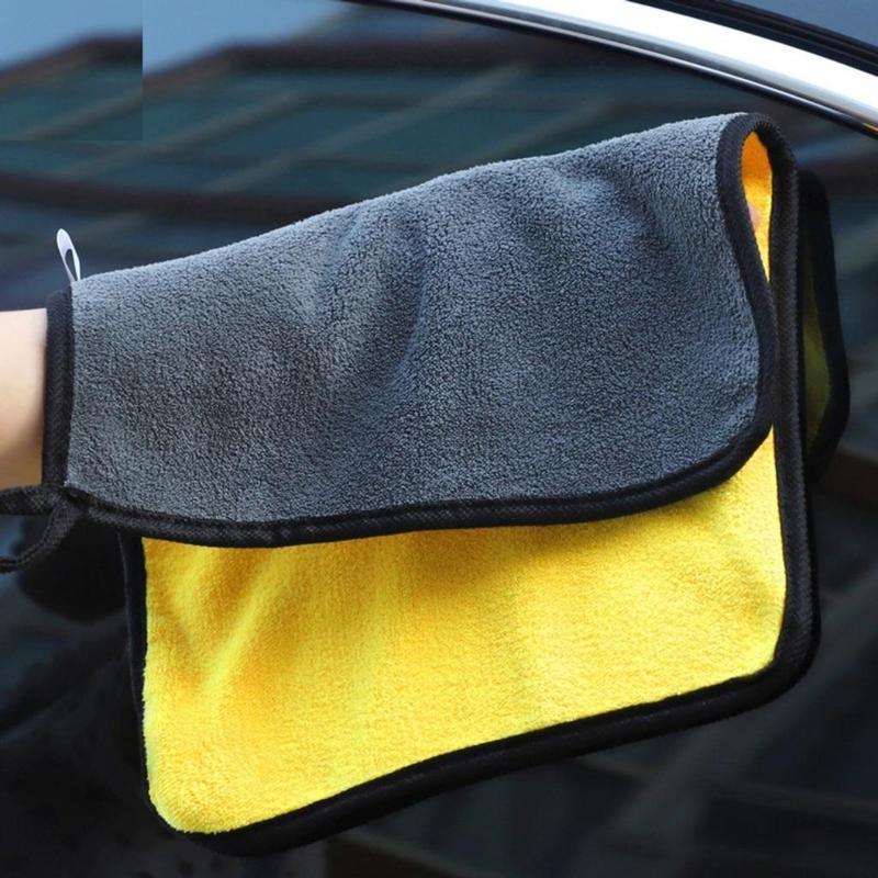 Product Introduction of Khăn lau xe ô tô, xe hơi lau tay la đa năng siêu dày thấm hút chuyên dụng màu vàng - PKX Carduty 0