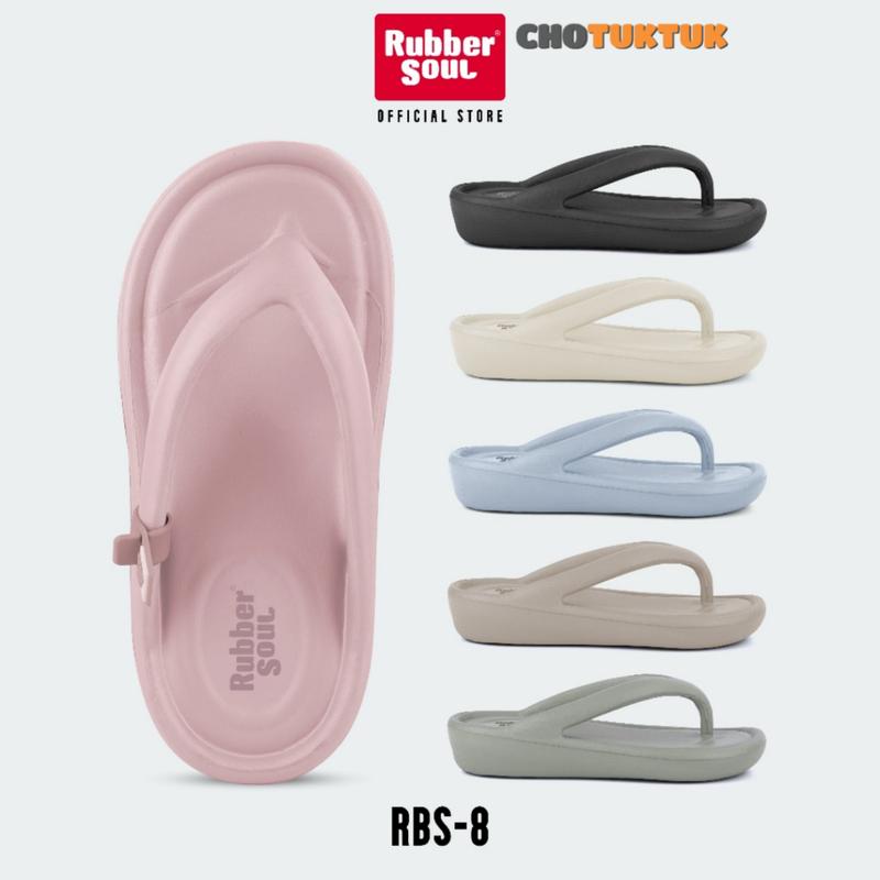 Dép Thái Lan nữ cao su non đúc nguyên khối siêu êm Shoes Rubber - RBS 8 DéP GiàY