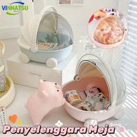 Gambar Vinnatsu Cradle Lucu Desktop Penyimpanan Kotak Penyelenggara Meja Kotak Penyimpanan Serbaguna Kotak Mainan Anak makeup storage candy Biru Plastik - Merah Muda dari Vinnatsu official Kab. Tangerang 1 Tokopedia