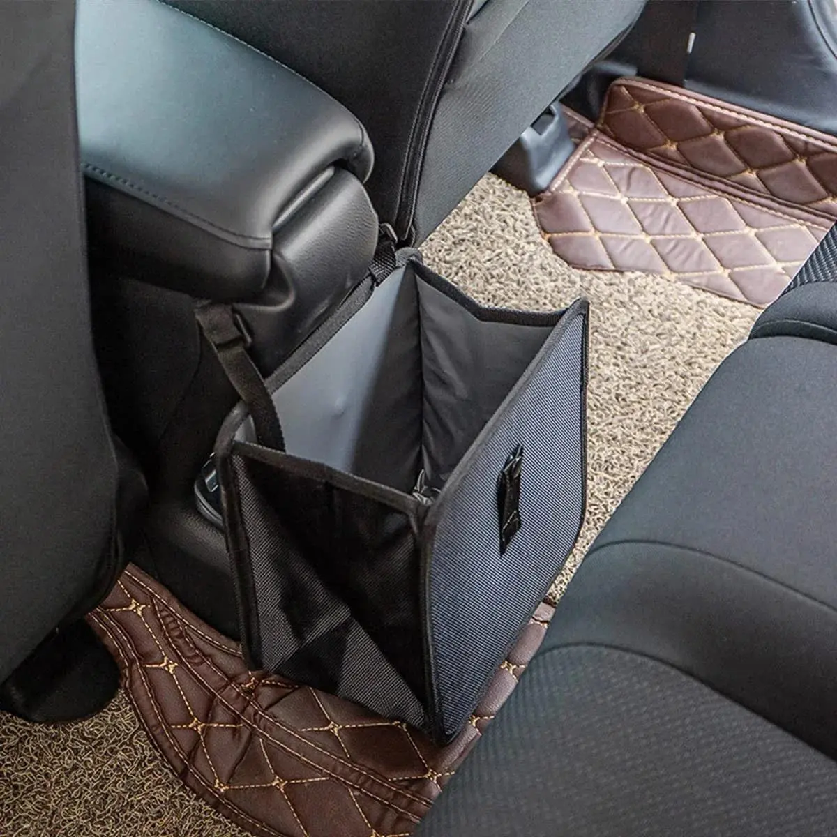 Foldable Car Trash Can, Leak-proof Car Trash Can, Portable & Hangable Car Trash Bag, Waterproof Car Interior Accessories for Stowing & Tidying, Organizer