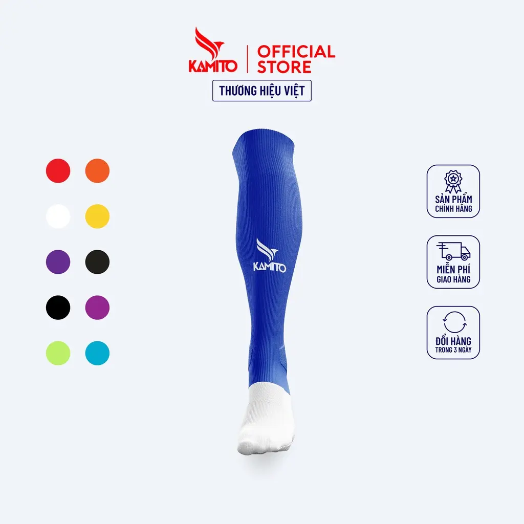 Tất Dài Không Bàn Đá Bóng Chính Hãng Kamito Thể Thao Nam - Sport