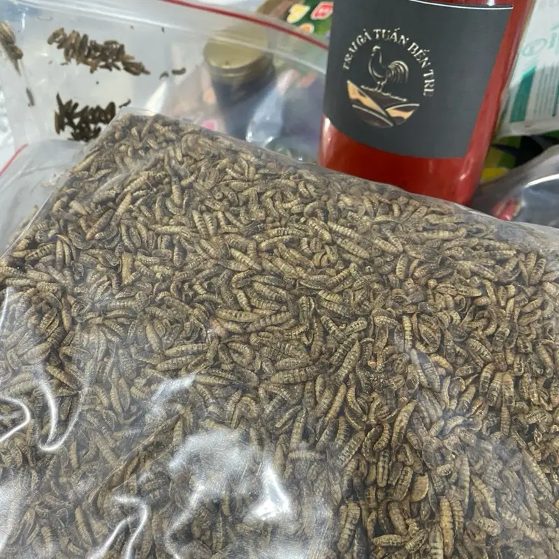 SÂU CANXI SẤY KHÔ DINH DƯỠNG CHO GÀ 500g