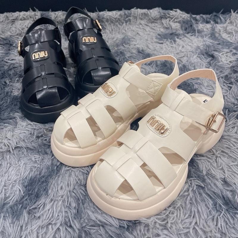 (Chuẩn Size) Dép Sandal Miu Nữ Đế Cao 5cm nu dep
