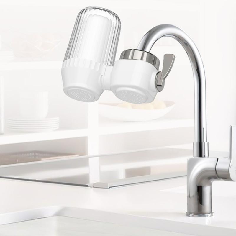 Small Faucet Tap Water Purifier Physical Filtering for Home Kictchen One Filter Element Removable Washable Filter Water Purifier 6