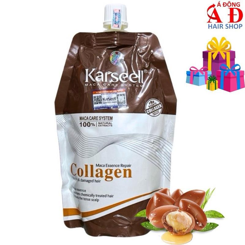 Chính hãng Mua túi ủ tóc Karseell Collagen chính hãng tặng tinh dầu Nature Collagen Repair Oil 60ml Gội Đầu