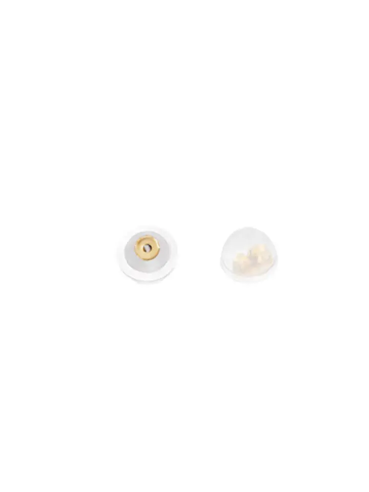 Đôi Chốt Bông Tai Vàng 14KY Silicone (14KY Silicone Earnut) - MOON Jewelry