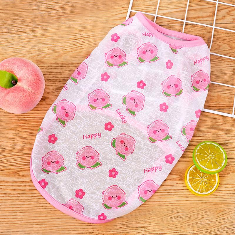 Product Introduction of Quần áo chống bụi cho thú cưng, áo vest mùa xuân và mùa hè cho chó lớn, thiết kế trái cây hoạt hình, thích hợp cho mèo và chó, cung cấp cho Teddy, Corgi, Golden Retriever và các giống chó khác real  dog  shoes 8