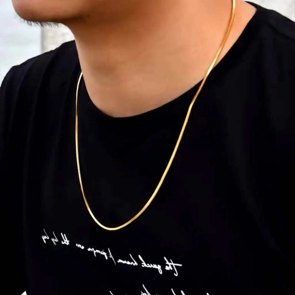 Kalung Milano Asli Titanium 24k Kadar 700 Berat 5gram Asli Milano pria wanita 60cm original anti karat Ada Surat bl