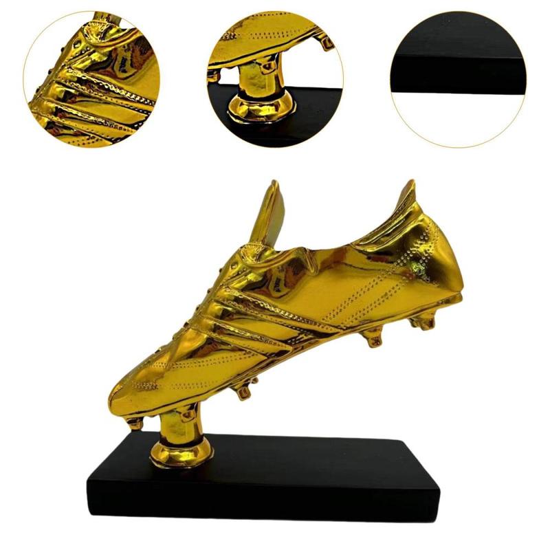 Product Introduction of Golden Boot Soccer Trophy Resin Trophy for Home Decoration 1