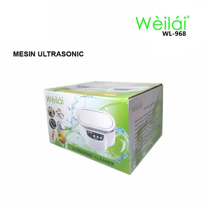 Weilai WL-968 Mesin Ultrasonic Layar Digital Jewelry Glasses Cleaning Cleaner 2